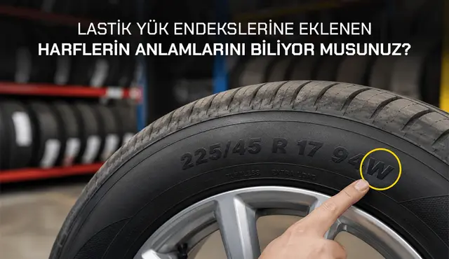 Lastik Hız Endeksleri Nasıl Okunur? Lastik Üzerindeki Harflerin Anlamı Nedir?