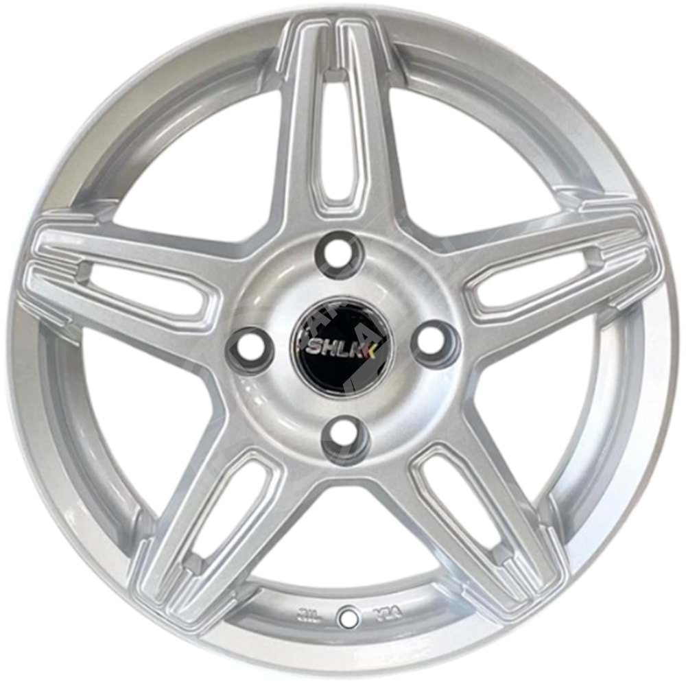 6.0X15 PCD 4X108 SLK-1684 Silver ET45 63.3