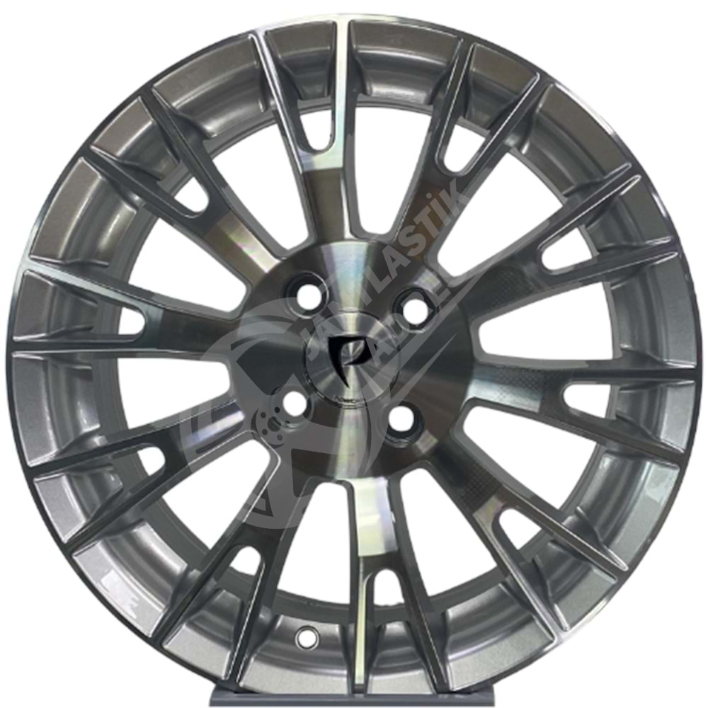 6.0X15 PCD 4X98 BK-757 Silver Machined ET35 58.1