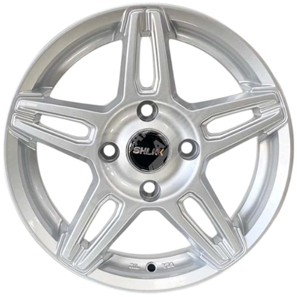 6.0X14 PCD 4X108 SLK-1684 Silver ET38 63.3