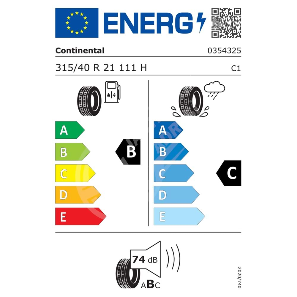 315/40R21 111H Continental CrossContact LX Sport MO
