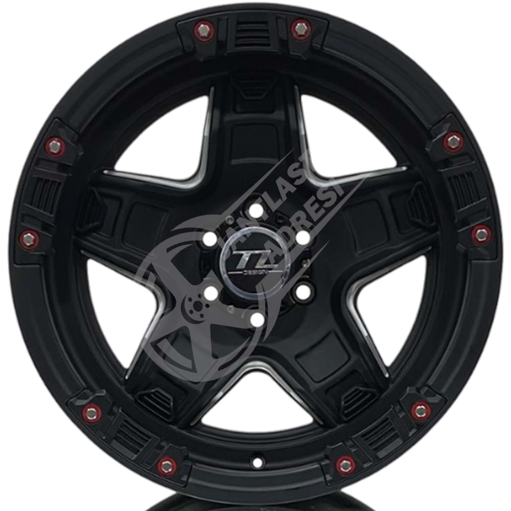 9.0X17 PCD 6X114.3 TL-5664 Matt Black ET13 66.1