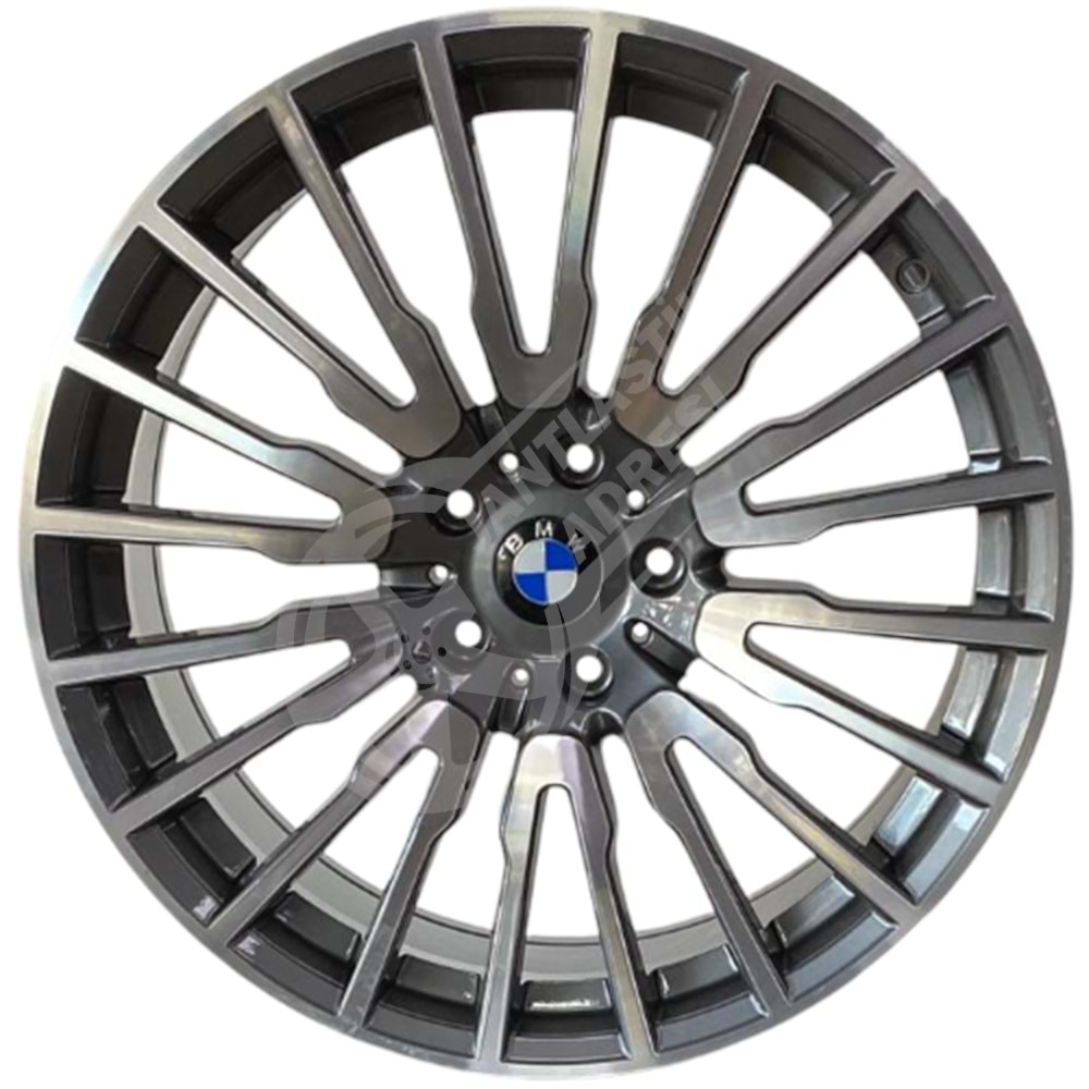 8.5X20 PCD 5X112 DY-1050 Gun Metal Diamond ET30 66.6