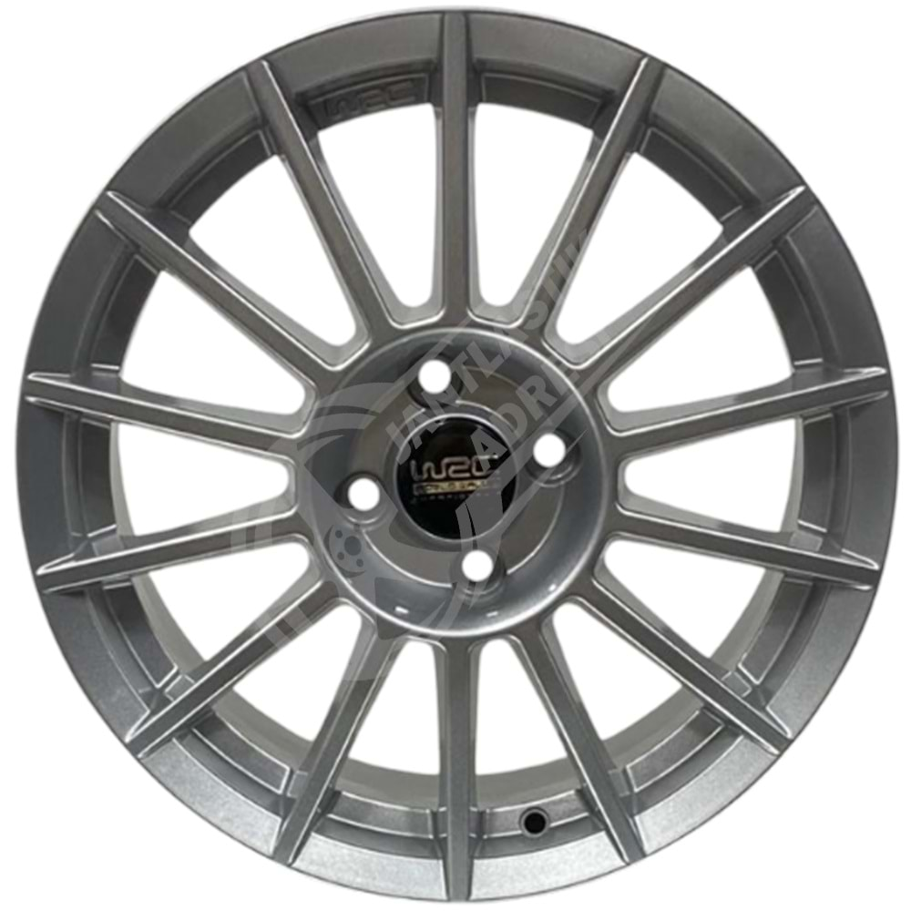 7.5X17 PCD 4X100 DJ-636 WRC Silver ET35 67.1