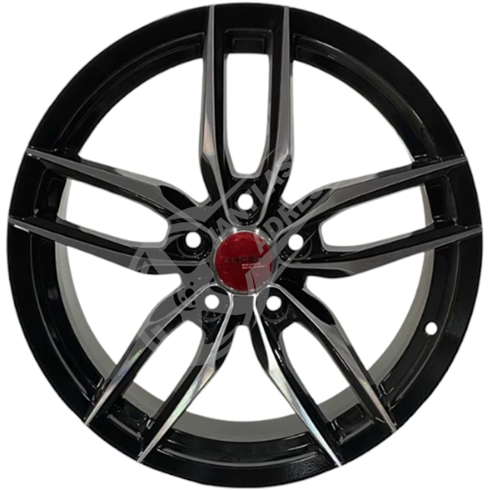 8.0X18 PCD 5X120 ARC-18126 Black Diamond ET34 72.6