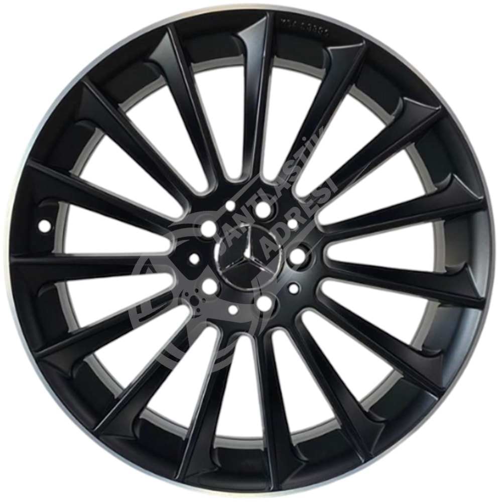 8.0X19 PCD 5X112 EMR-CA17 Matt Black Mercedes ET37 66.6