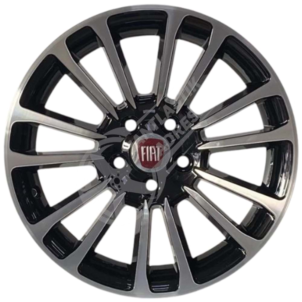6.5X15 PCD 5X98 DY-955 Black Diamond ET35 58.1