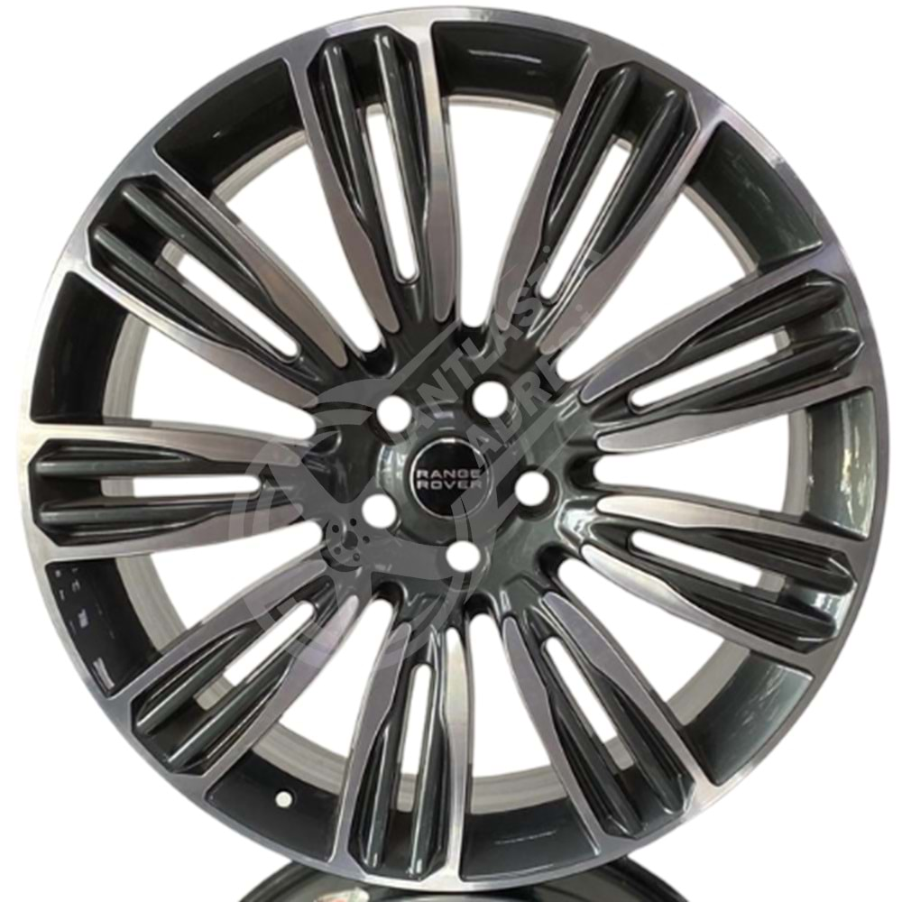 9.5X22 PCD 5X120 Truva-159 Gun Metal ET45 72.56