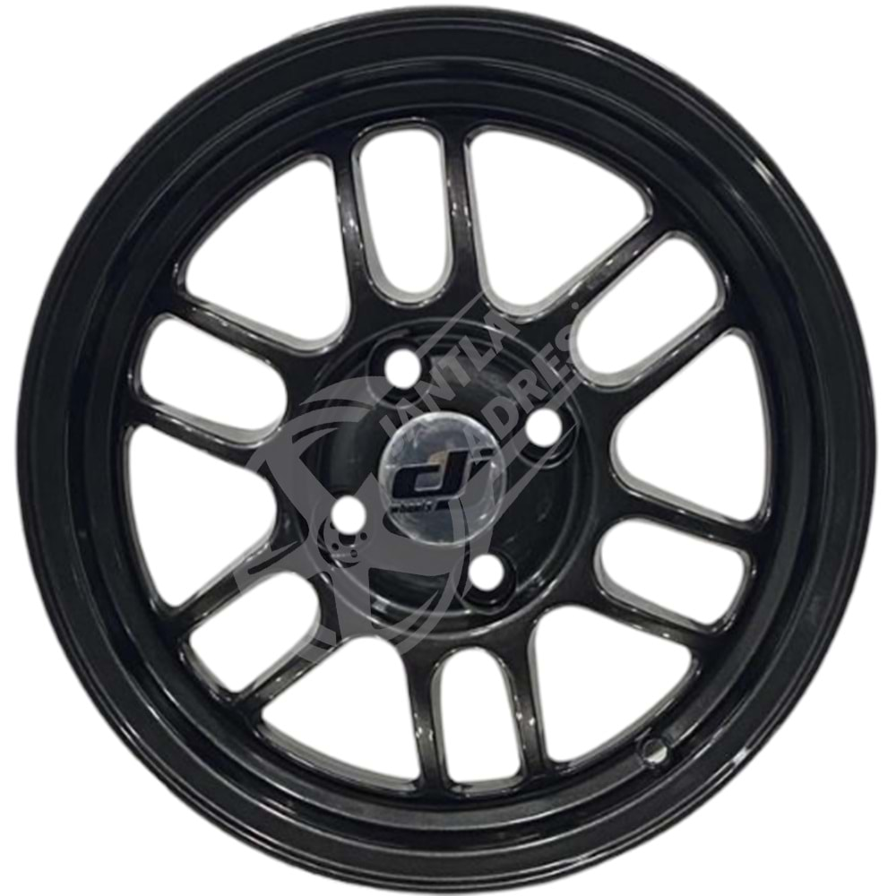 6.5X15 PCD 4X100 DJ-638 Gun Metal ET35 67.1