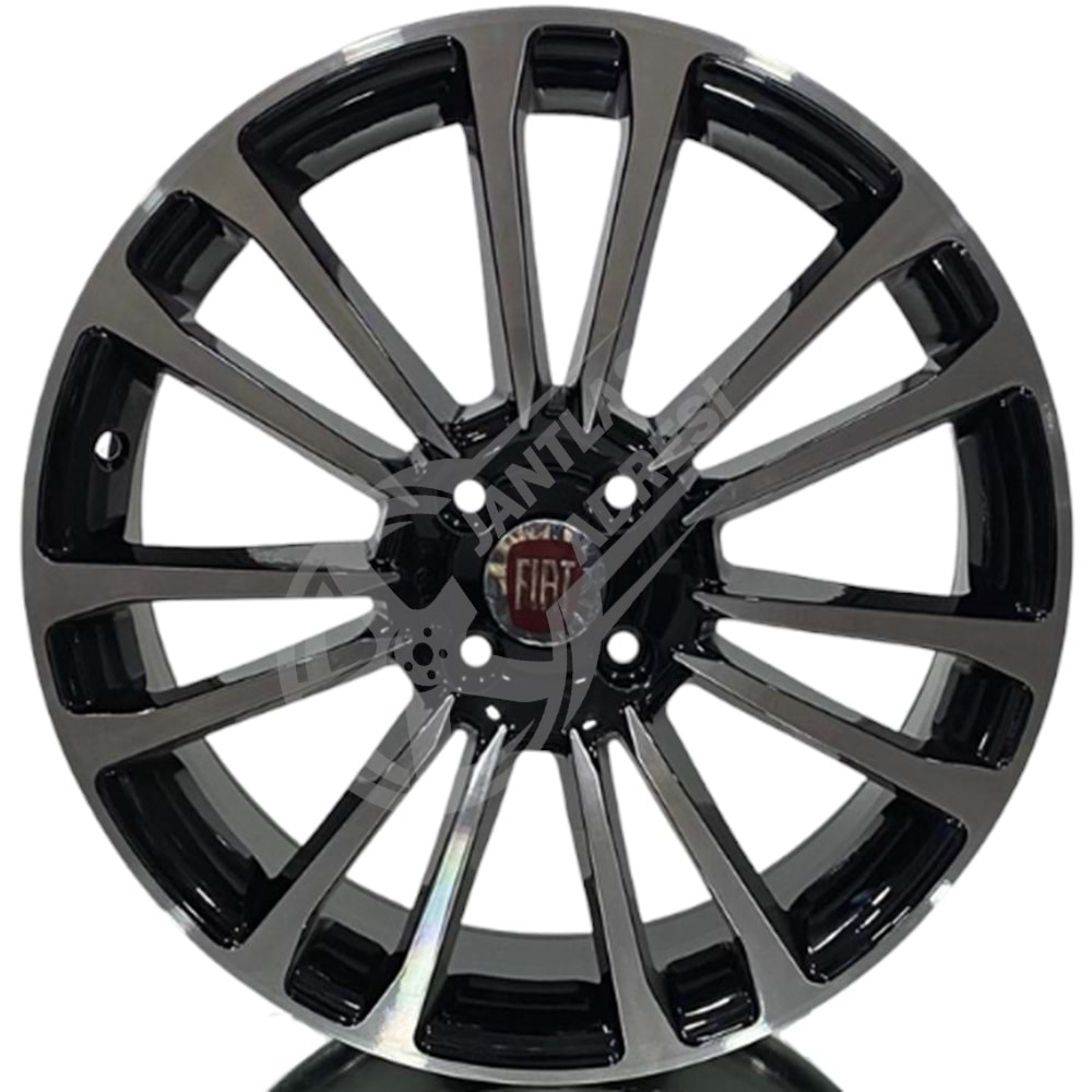 7.5X17 PCD 4X100 DY-957 Black Diamond ET39 58.1