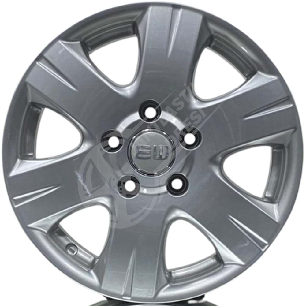 6.5X16 PCD 5X100 JNT-134 Silver ET35 57.1