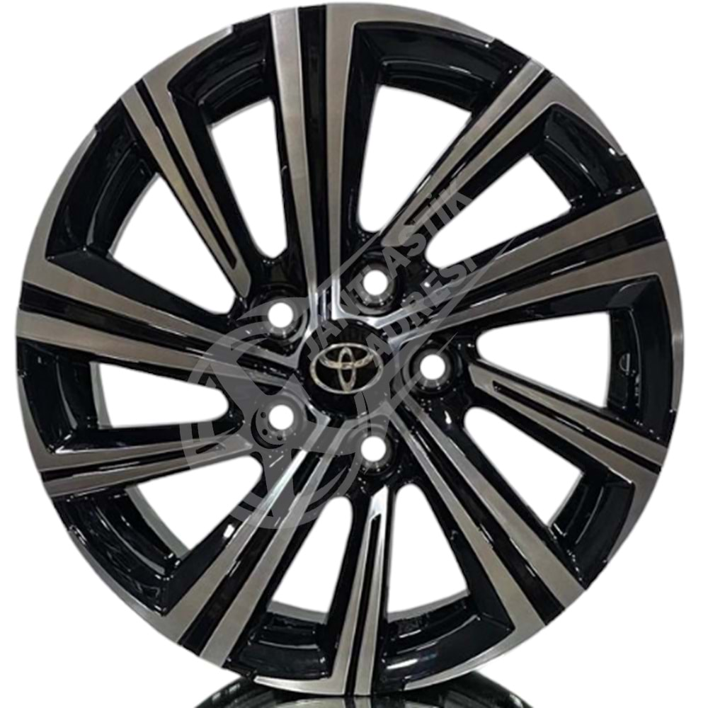 6.5X16 PCD 5X114.3 Truva RC-337 Black Diamond ET40 60.1