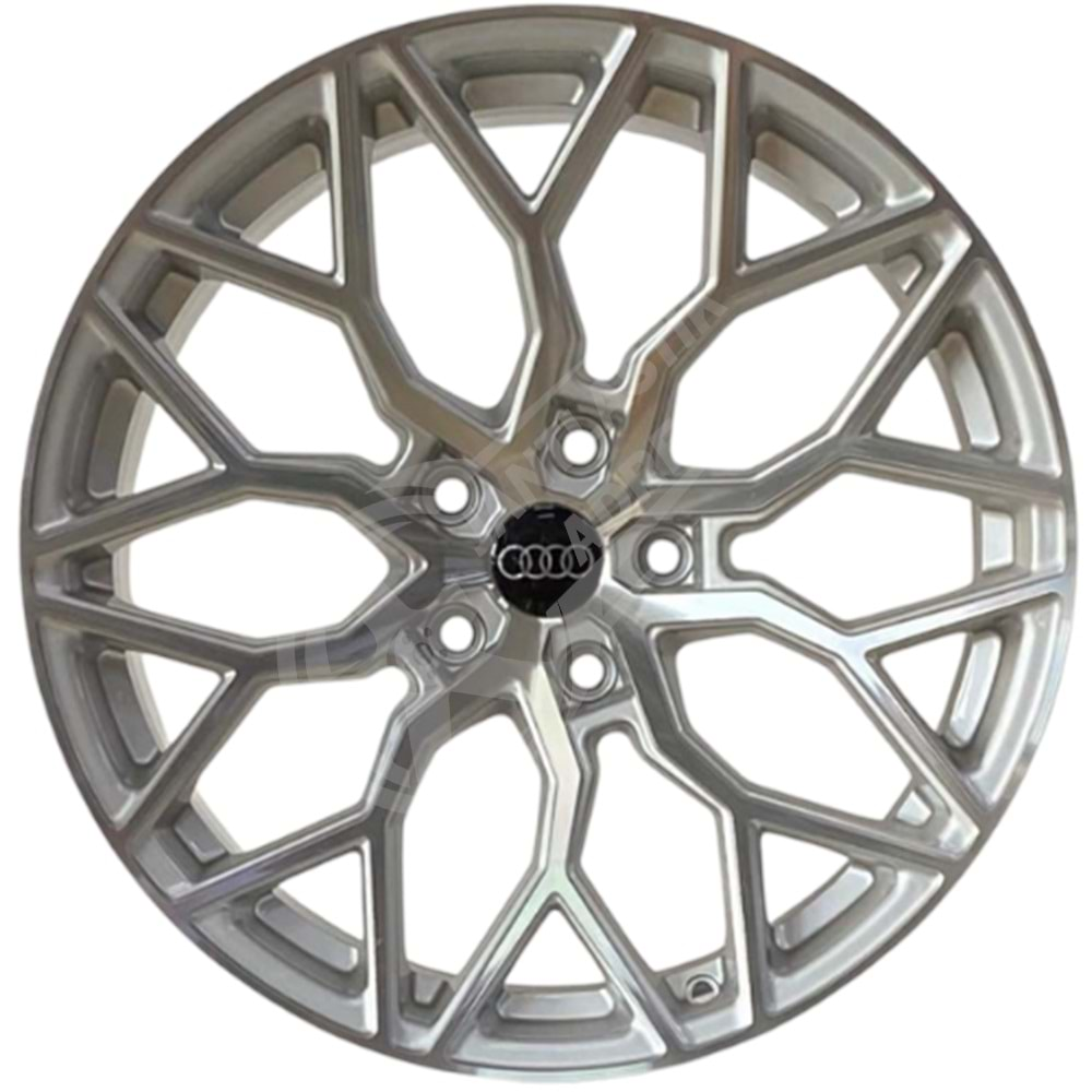 9.5X19 PCD 5X112 A-319 Silver ET37 73.1