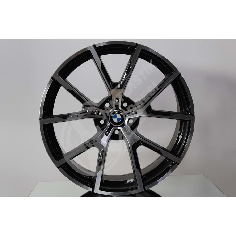 10X20 PCD 5X112 BK-5601 Black Machined ET40 66.6