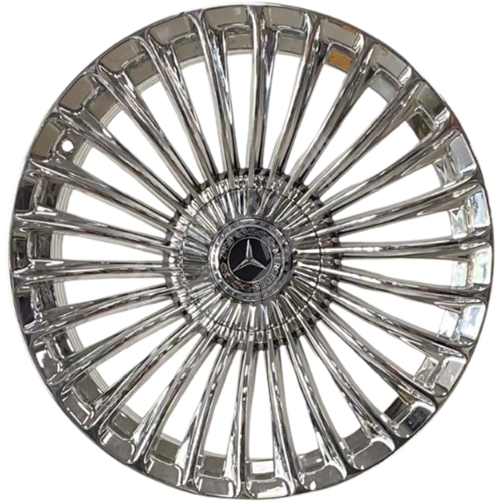 9.5X19 PCD 5X112 BK-3S198 Mercedes Chrome ET45 66.56