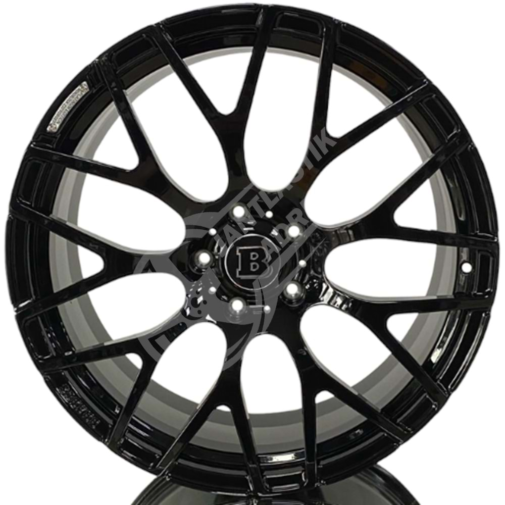 10X22 PCD 5X130 FMB-21 Black Brabus ET30 84.1