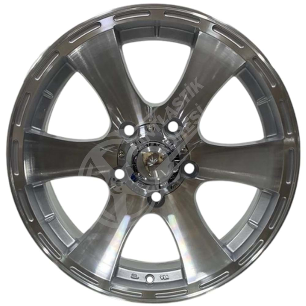 8.0X16 PCD 5X120 BK-5537 VW Crafter Silver ET25 65.1