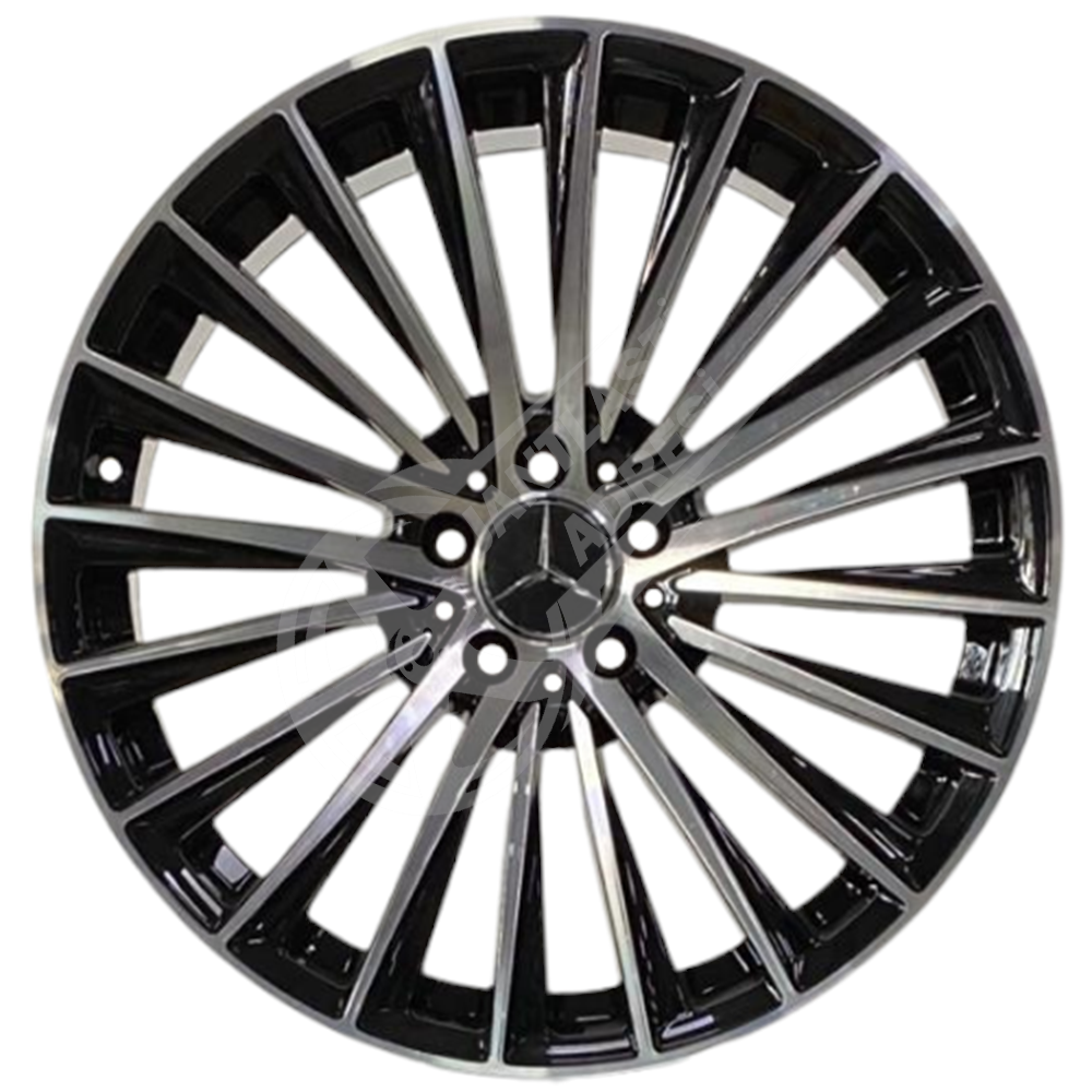 7.5X17 PCD 5X112 BK-5909 Black Machined ET45 66.6