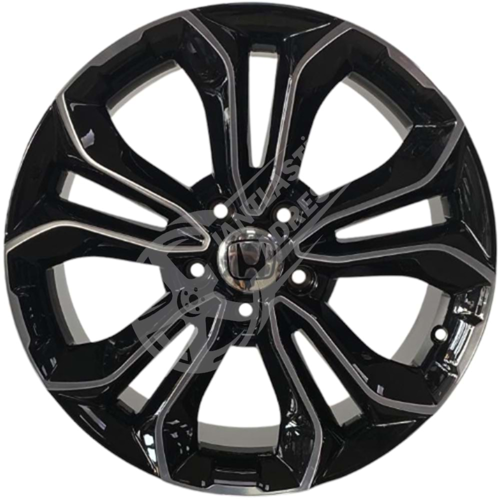 8.0X18 PCD 5X114.3 BK-5961 Black Diamond ET45 64.1