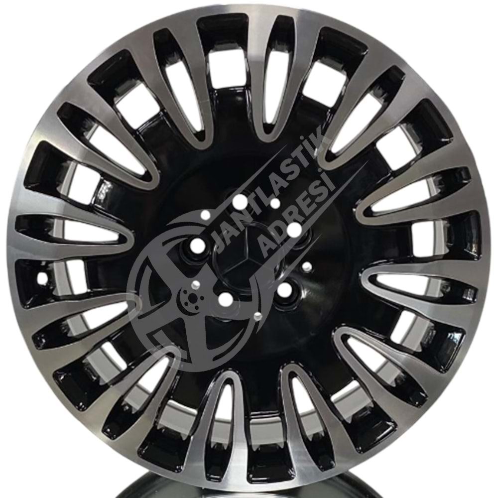 9.0X18 PCD 5X112 F-7727 Black Diamond ET45 66.6