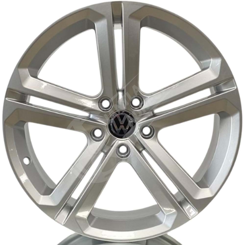 8.0X18 PCD 5X112 DY-1018 Silver Mallory ET45 57.1