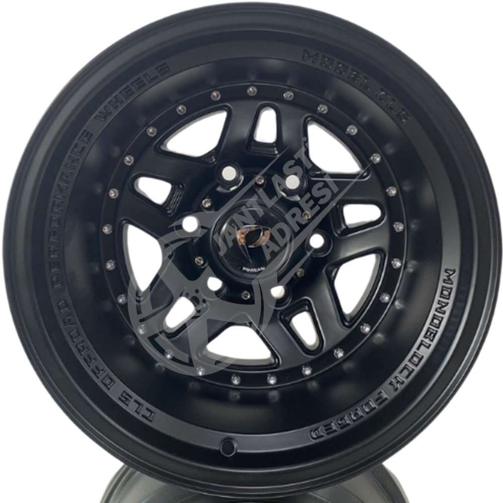 10X15 PCD 6X139.7 BK-936 Matt Black ET44 110