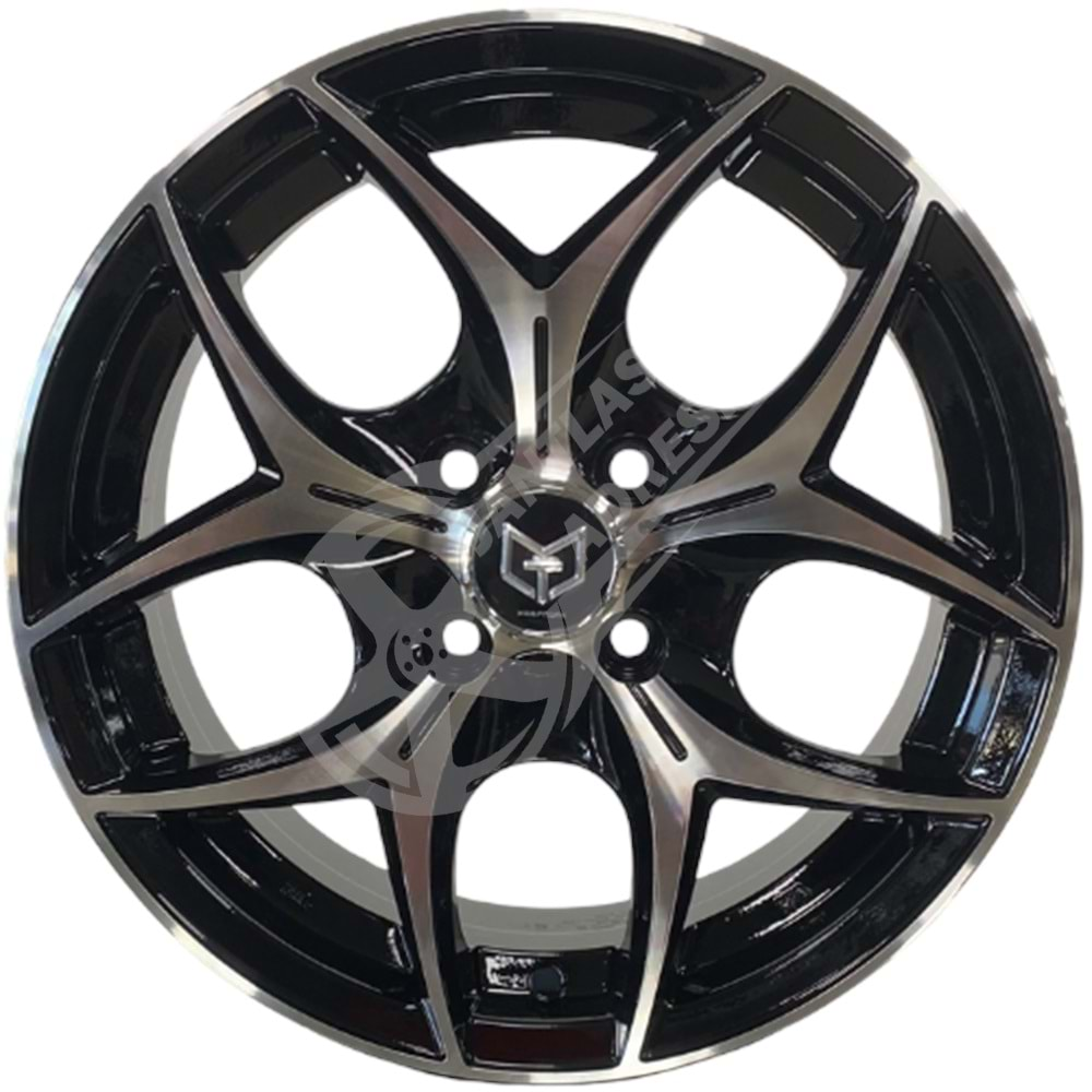 6.5X15 PCD 4X100 Tork-3206 Black Diamond ET35 73.1