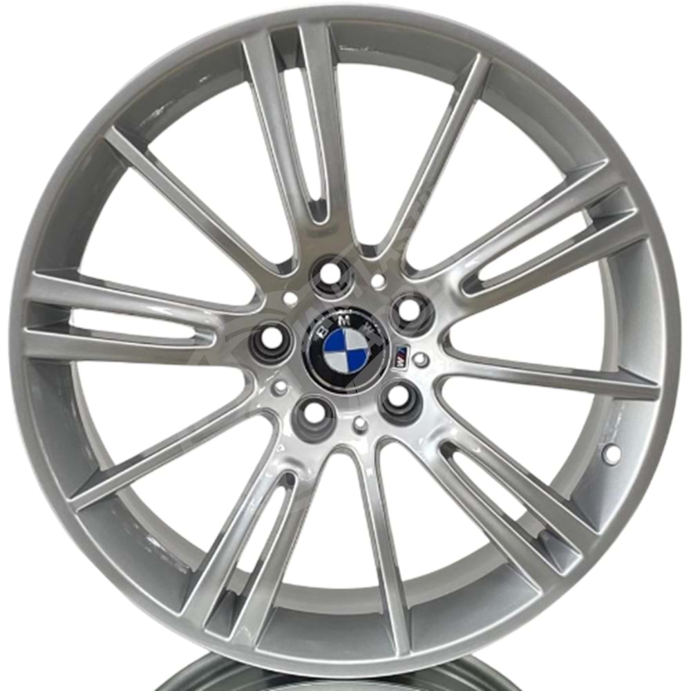 8.0X19 PCD 5X120 R1A-400 Silver ET30 72.6