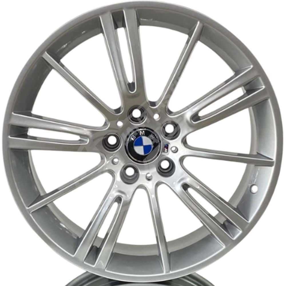 9.0X19 PCD 5X120 R1A-401 Silver ET32 72.6