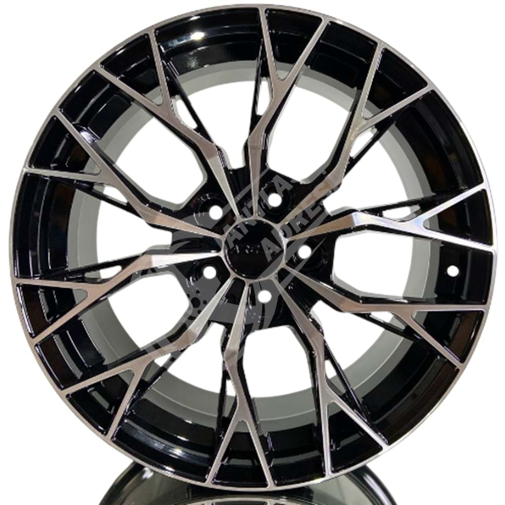 8.0X18 PCD 5X120 ARC-18239 Black Diamond Roma ET35 72.6