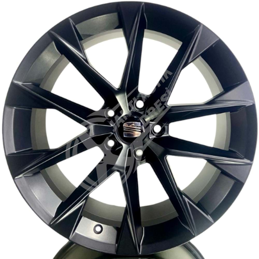 8.0X18 PCD 5X112 DY-1448 Matt Black ET40 57.1