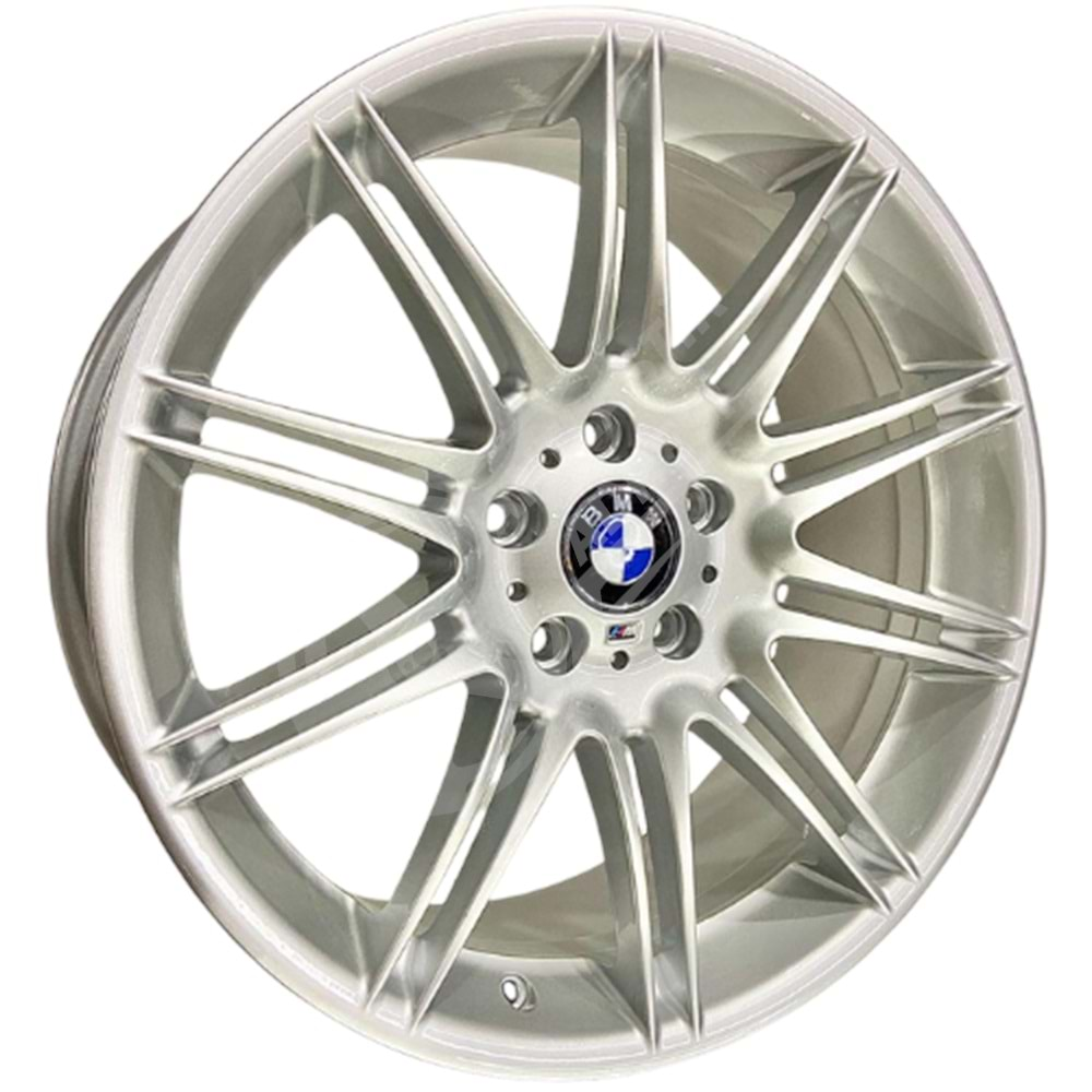 8.0X19 PCD 5X120 EMR-A412 Silver Style 225 ET37 72.6