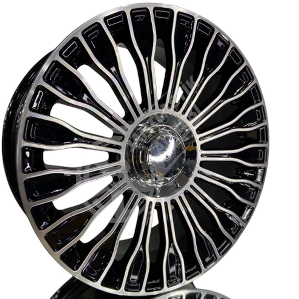 7.5X17 PCD 5X112 TRUVA-336 Black Diamond ET35 66.6