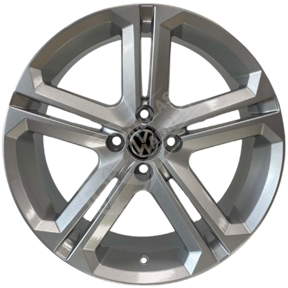 7.5X17 PCD 4X108 EMR-W714 Silver Mallory ET27 65.1