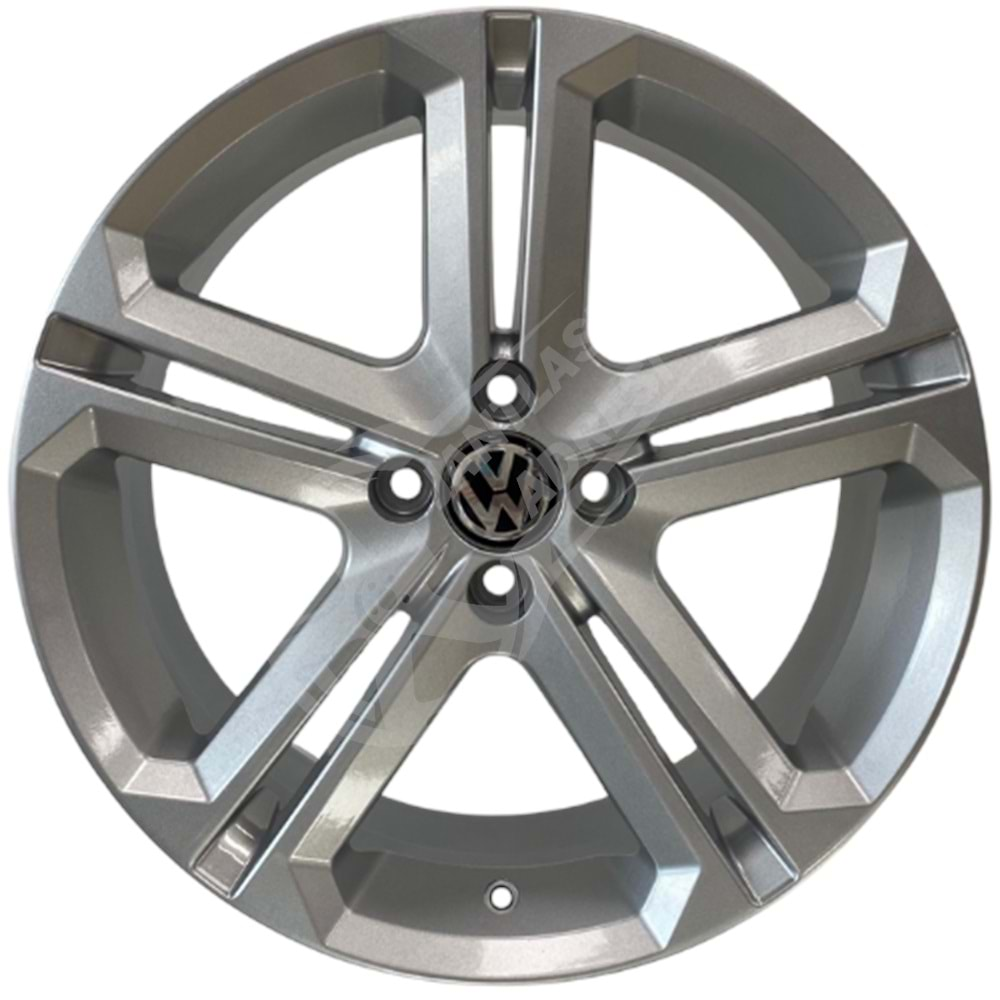 7.5X17 PCD 5X112 STW-714 Silver Mallory ET40 57.1