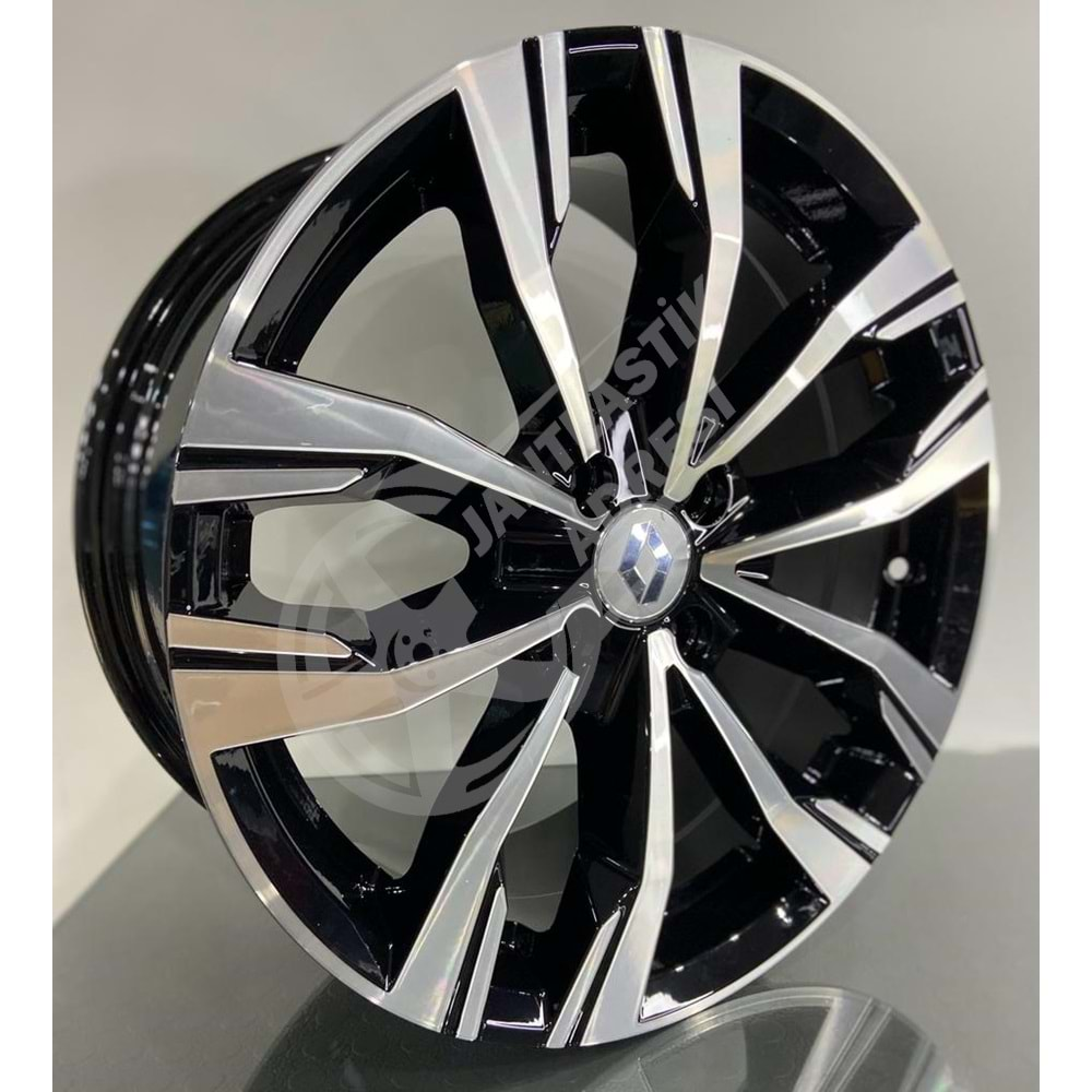 7.5X17 PCD 5X114.3 EMR DY-747 Black Diamond ET40 66.1