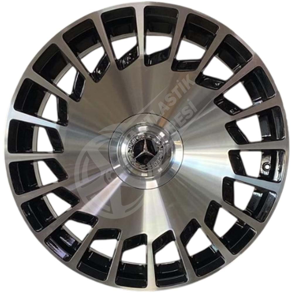 9.5X19 PCD 5X112 R1W-1216 Polish Maybach ET38 66.6