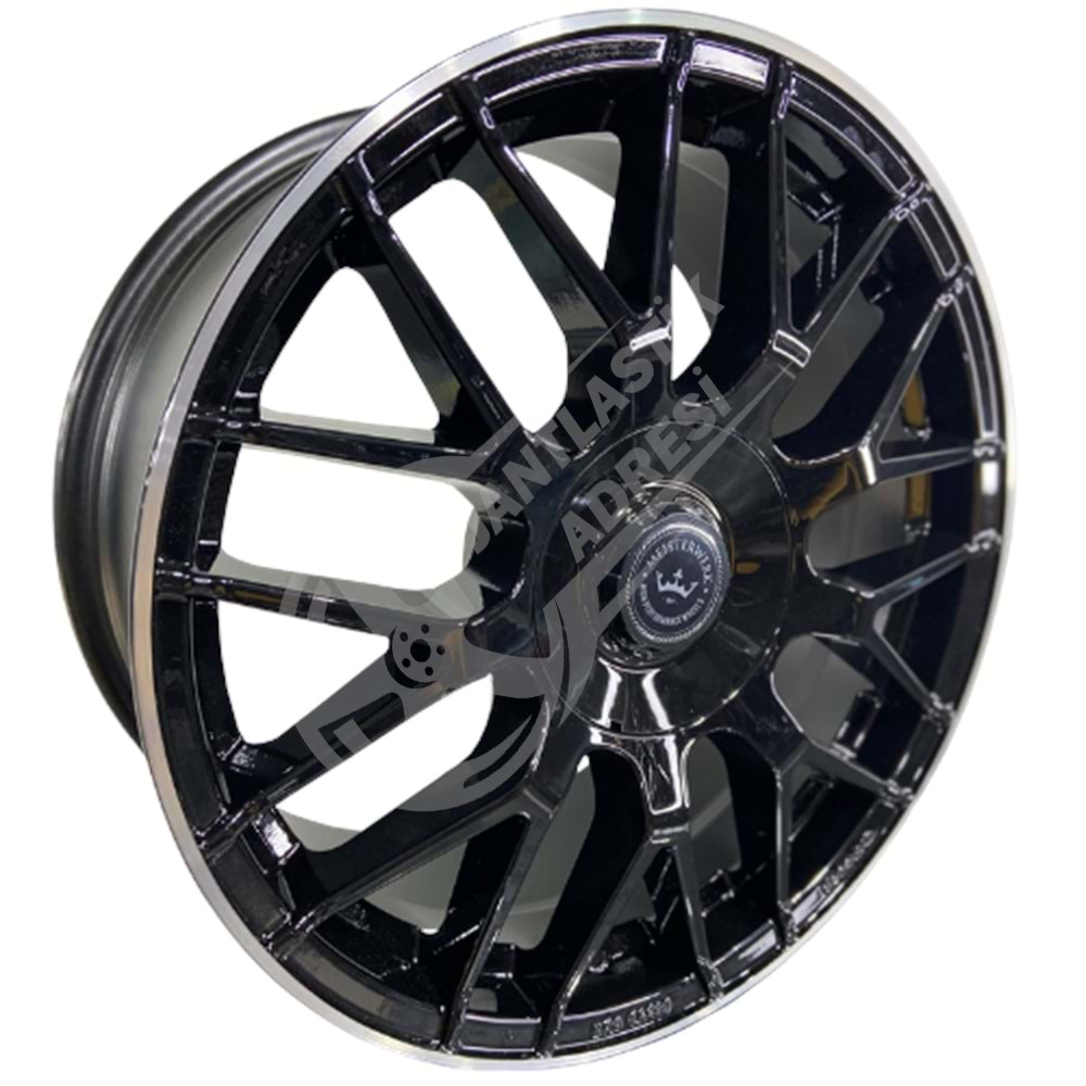 8.0X18 PCD 5X112 ELT-342 Black Polish ET35 66.6