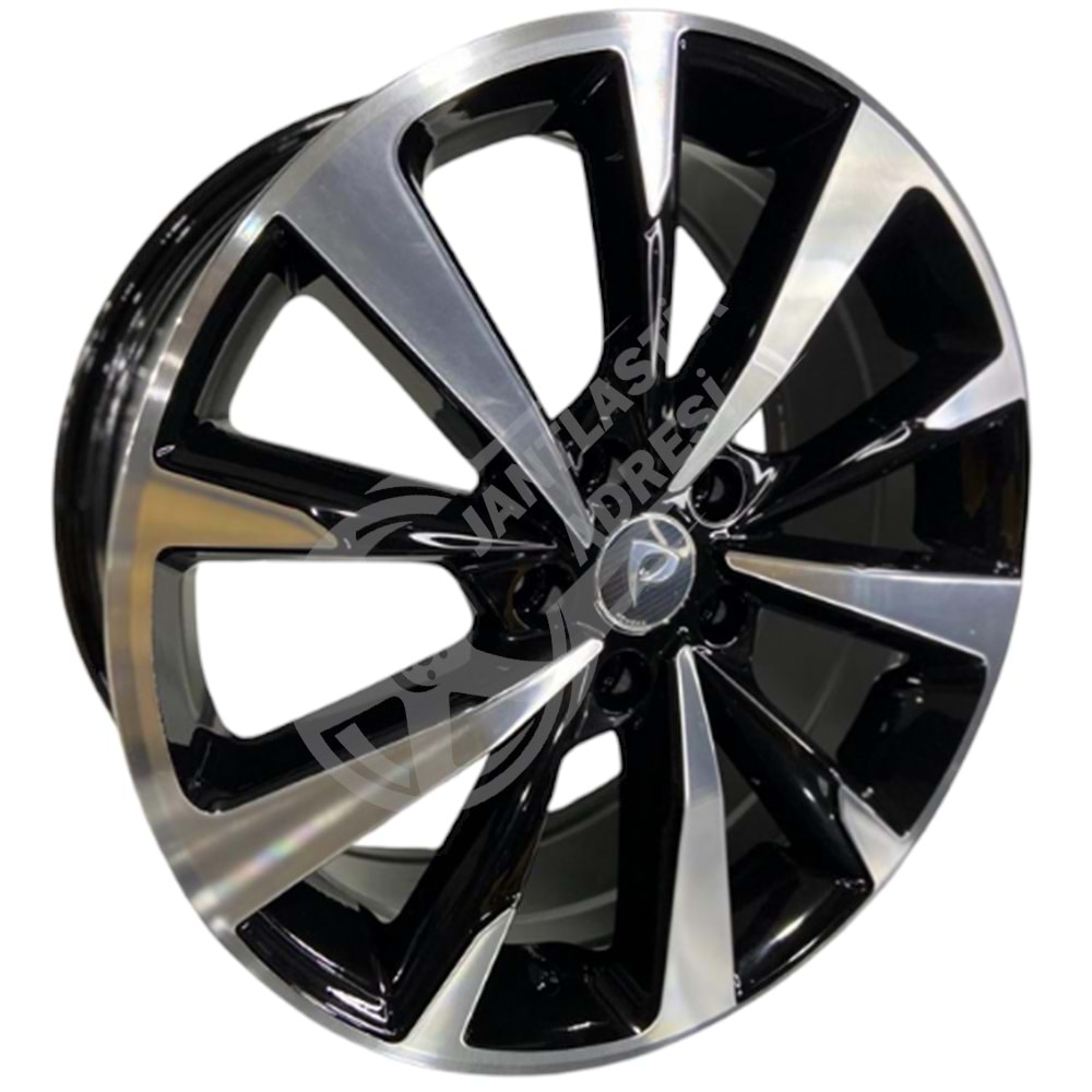 7.5X18 PCD 5X112 BK-5869 Black Diamond ET45 57.1