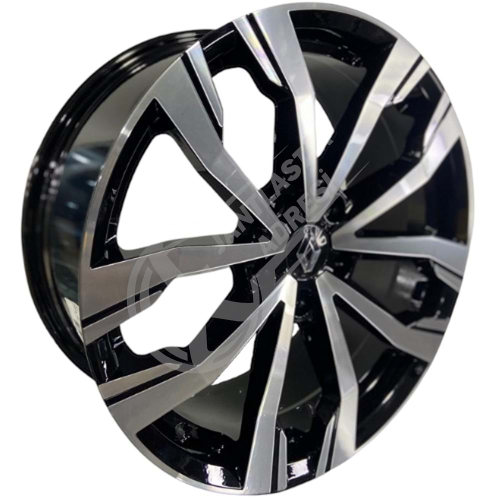 7.5X18 PCD 5X114.3 EMR DY-748 Black Diamond ET40 66.1