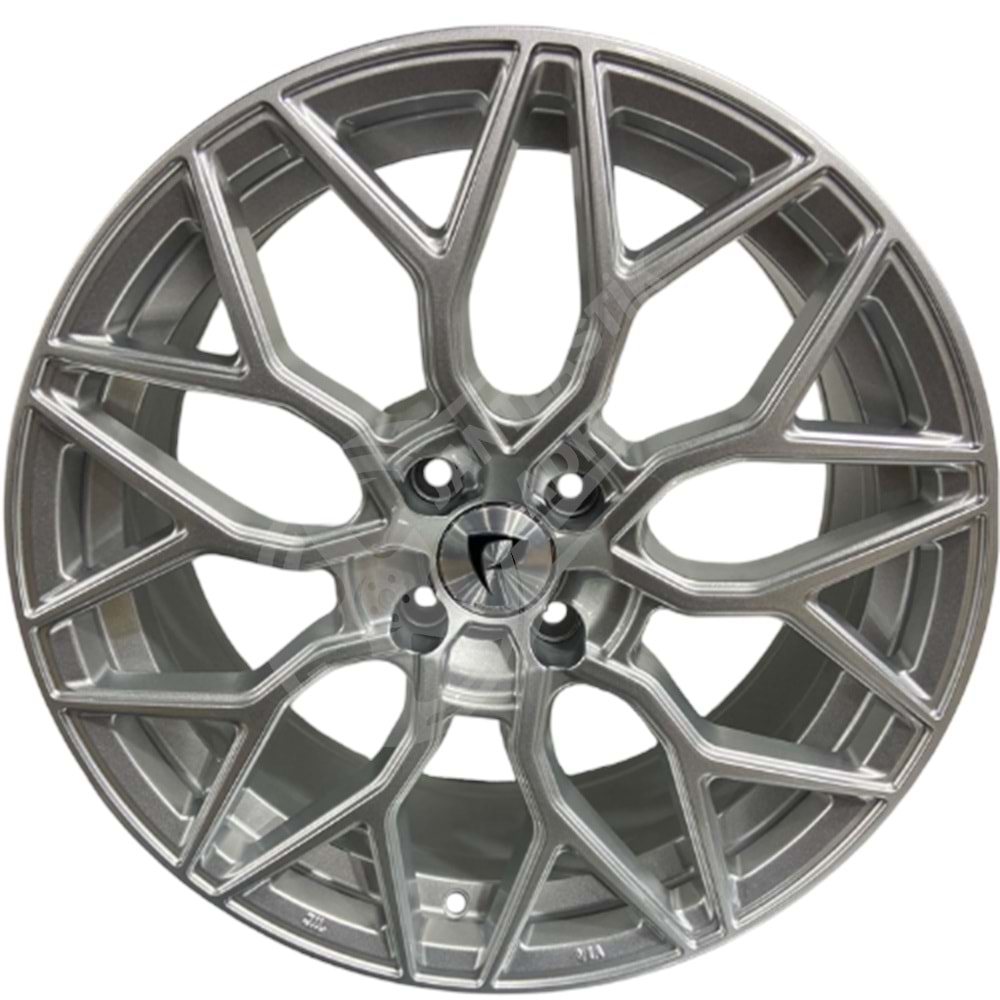 7.5X17 PCD 4X100 BK-5812 Silver ET35 73.1