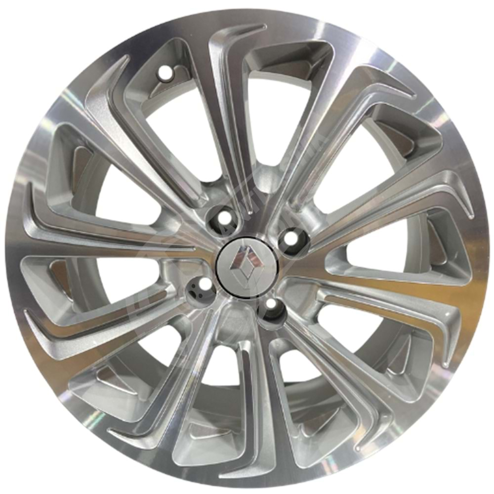 7.0X16 PCD 4X100 EMR G690 Silver Diamond ET35 67.1