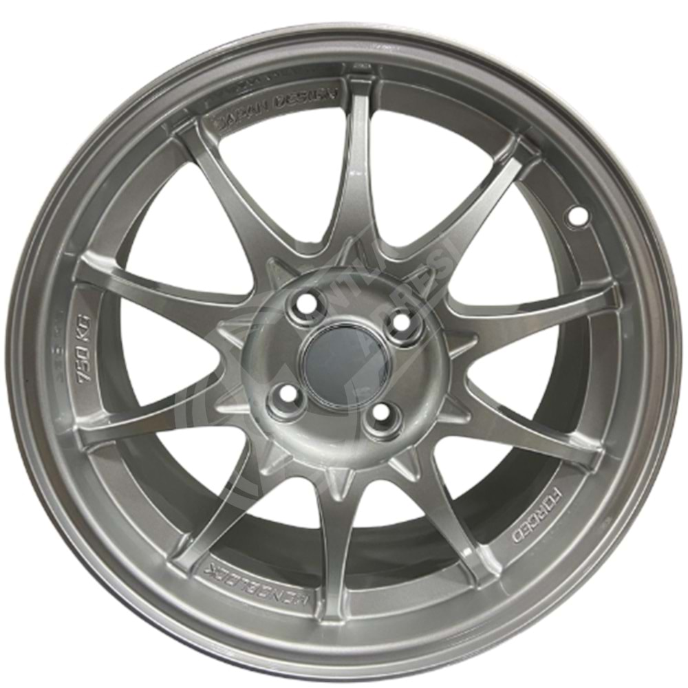 7.0X16 PCD 4X108 EMR DY-1306 Silver ET25 65.1