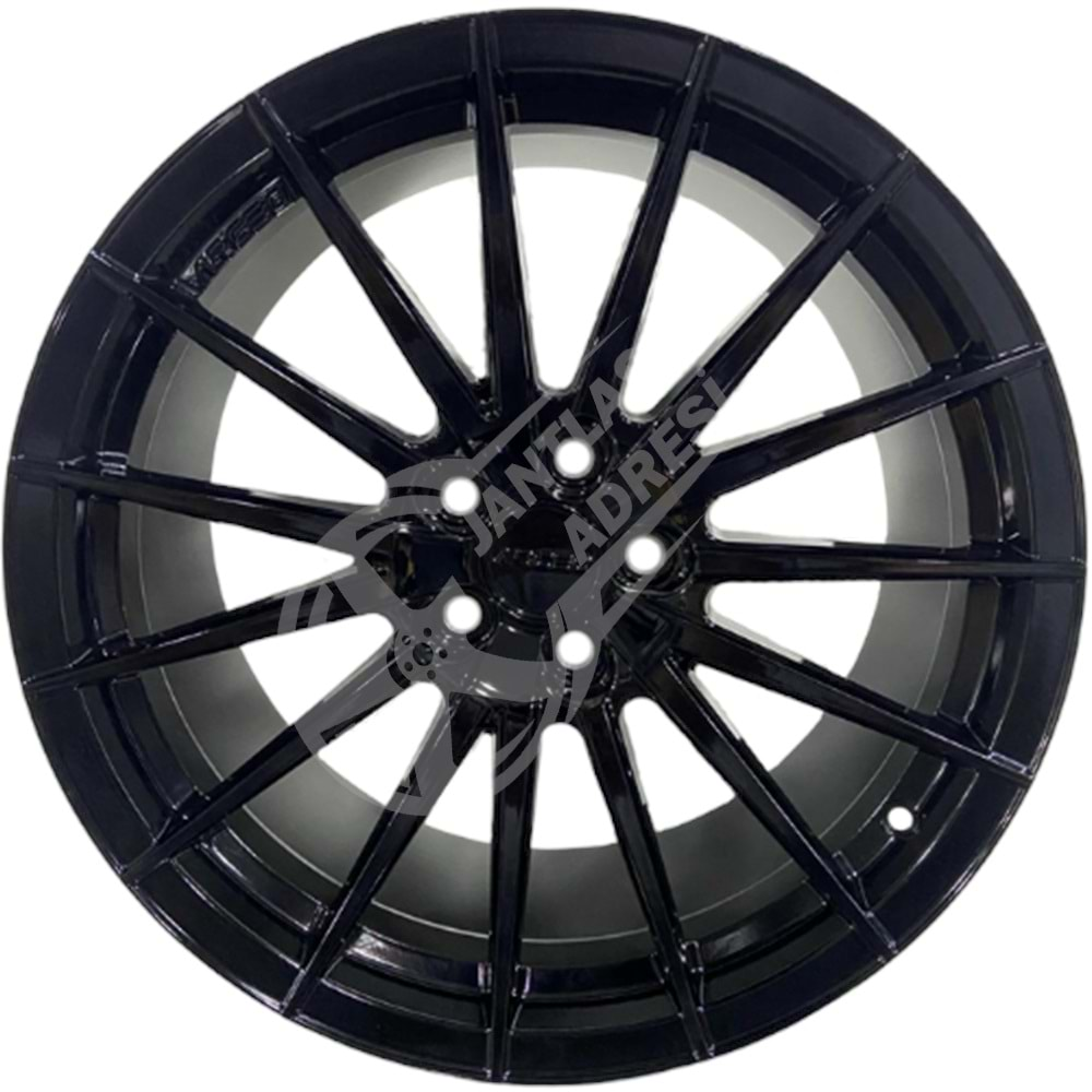 9.5X19 PCD 5X112 ARC S1012 Black Glossy Lisbon ET42 73.1