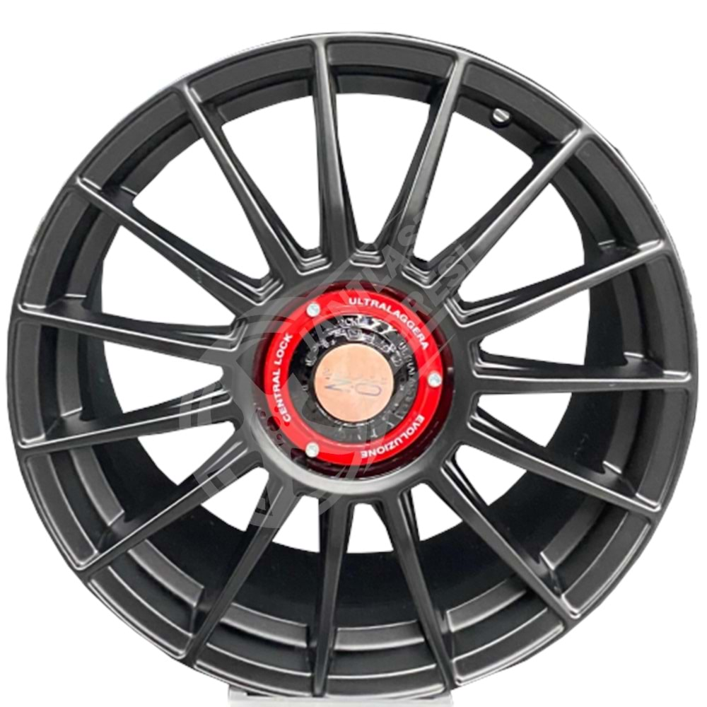 8.0X18 PCD 5X114.3 JNT-383 OZ Black ET45 73.1