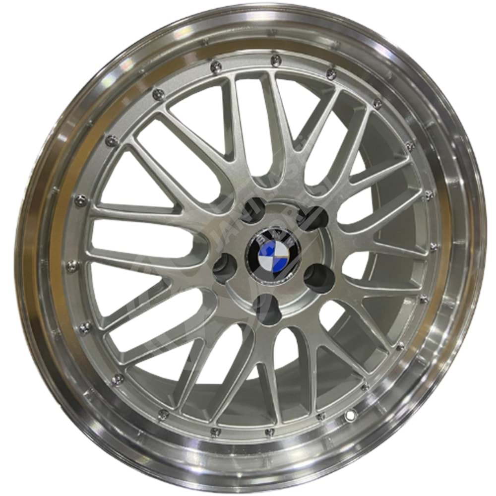 8.5X19 PCD 5X120 BK-848 Silver Lip Machined BBS ET35 72.56