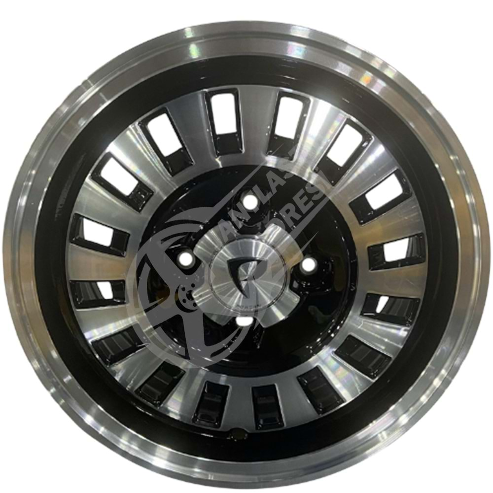 5.5X13 PCD 4X100 BK-5226 Black Diamond Brodway ET35 60.1