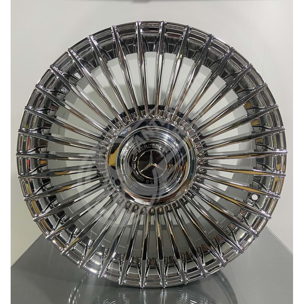9.5X19 PCD 5X112 R1W-D1363 Chrome Escobar ET35 66.6