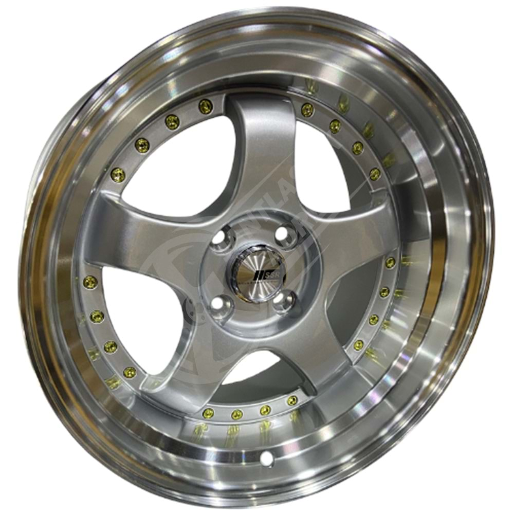 9.0X16 PCD 4X100 EMR-L002 Silver SSR Sarı Boncuk ET15 67.1