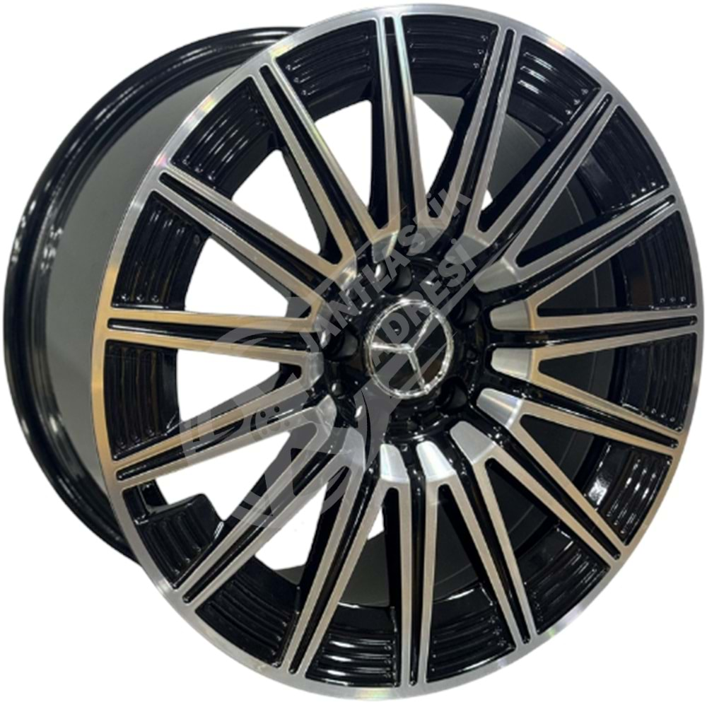 8.0X18 PCD 5X112 KM DY-1468 Black Diamond ET43 66.6